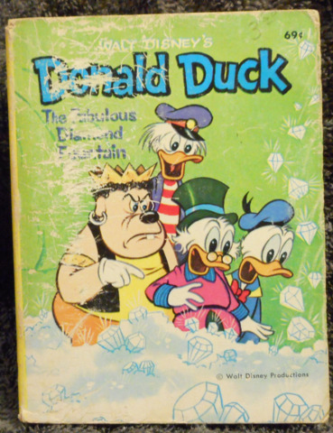DONALD DUCK The Fabulous Diamond Fountain © 1967 Whitman